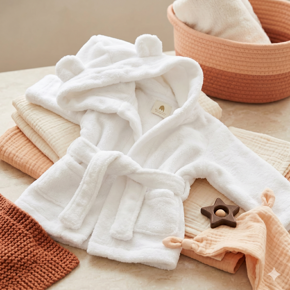Badekåpe til baby