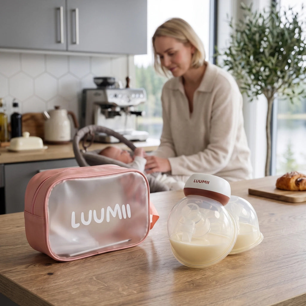 Dobbel elektrisk brystpumpe - Luumii Ema