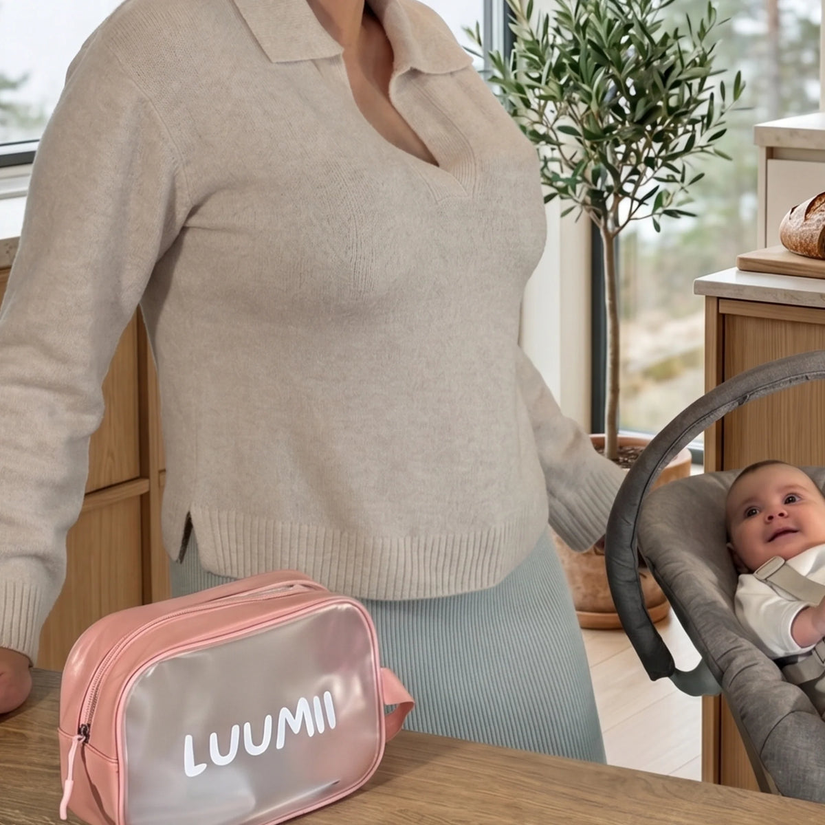 Dobbel elektrisk brystpumpe - Luumii Ema