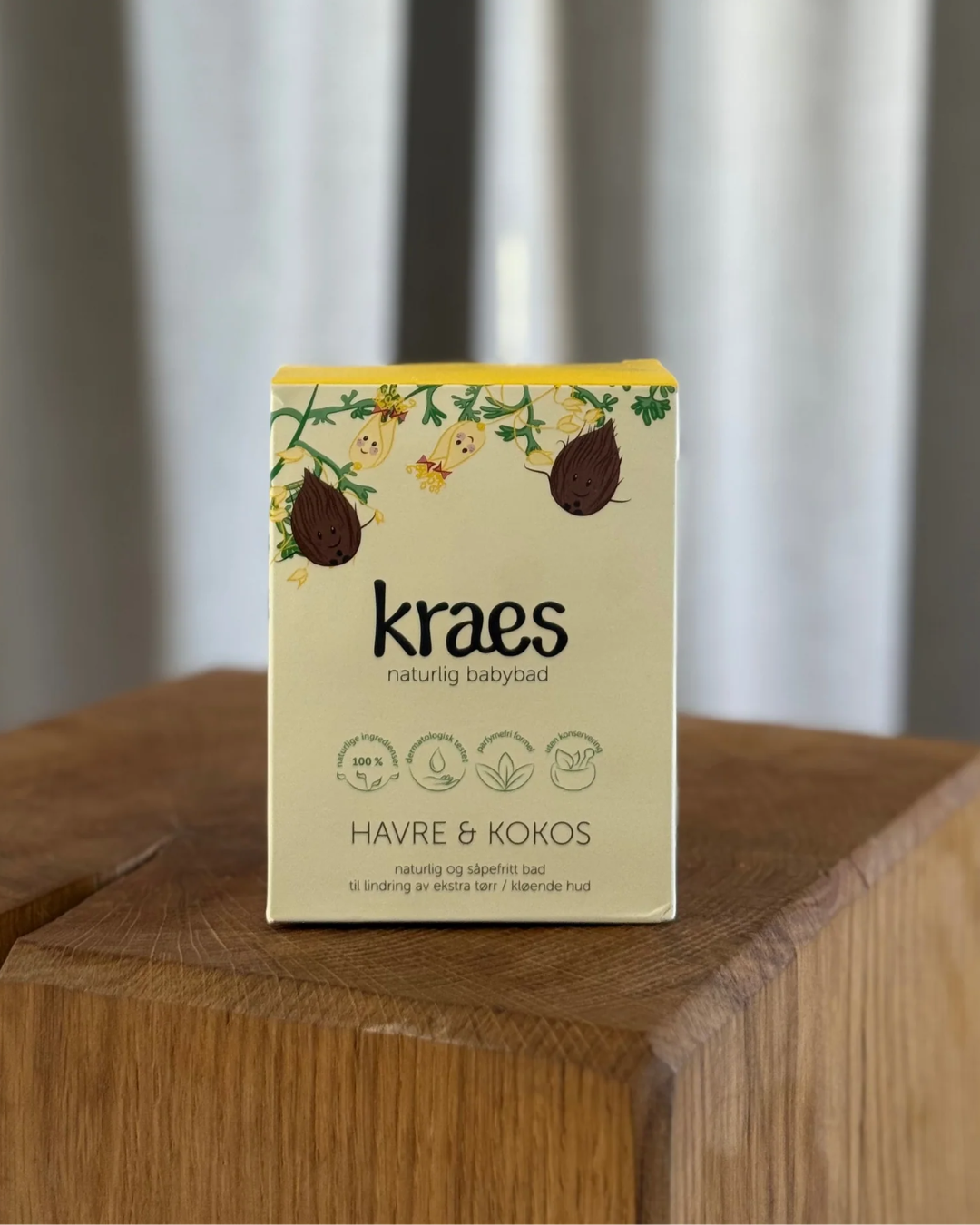 KRAES Babybad med havre og kokos
