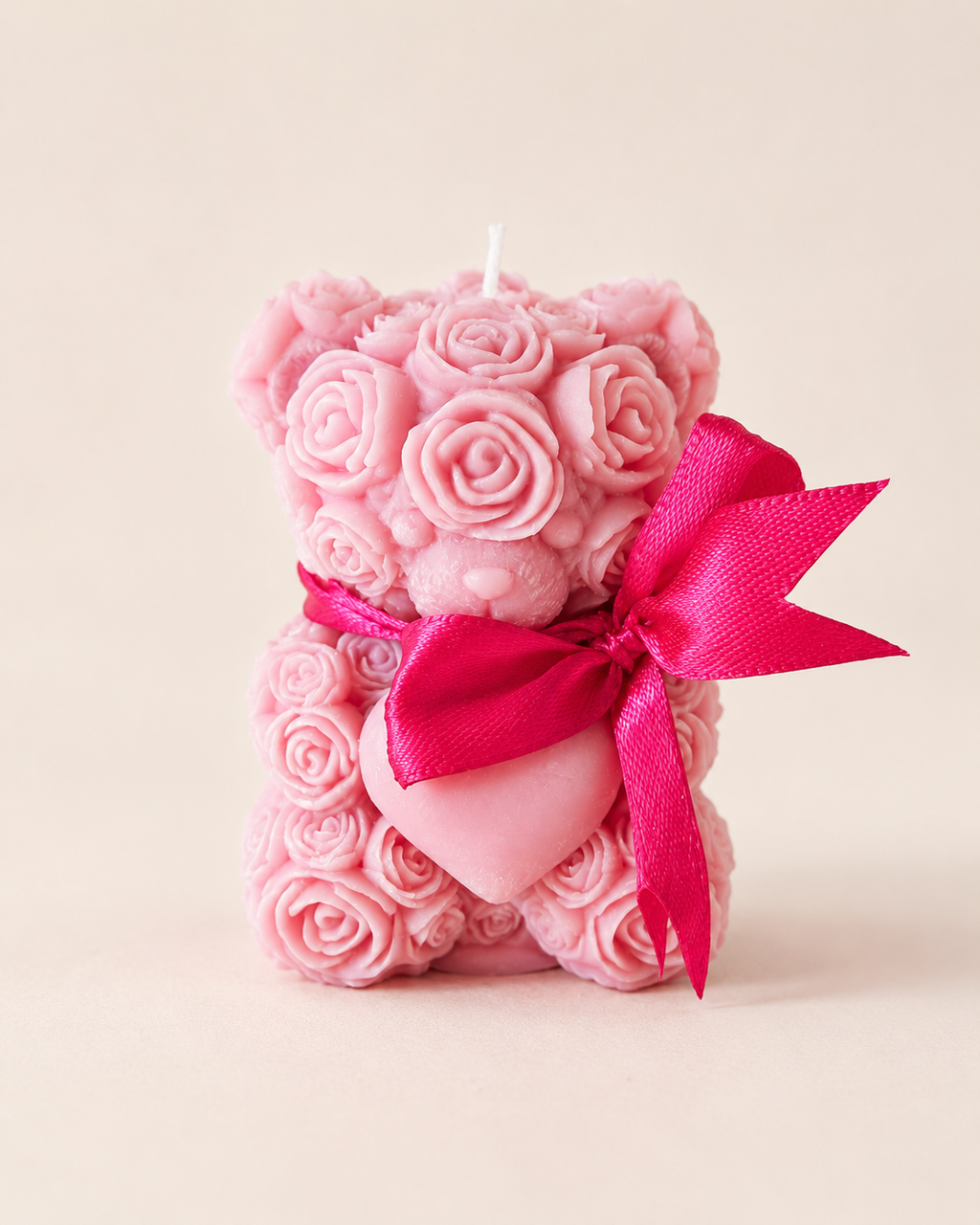 Lyssett – Bamse & bukett i rosa