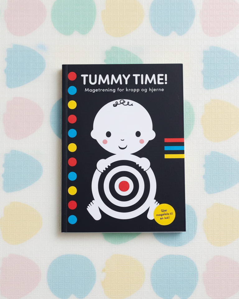 Bok for magetrening og hjerne: Tummy Time!